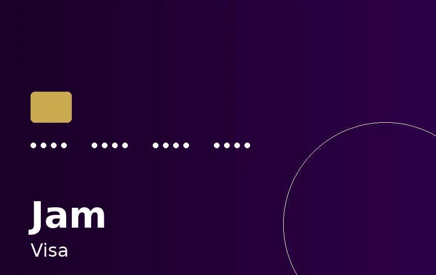 Jam Card — Visa crypto prepaid card