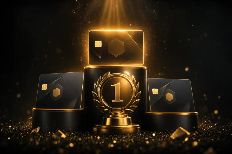 Top rated crypto cards 2026 — highest cashback and lowest fees ranked by CryptoCardHQ editors