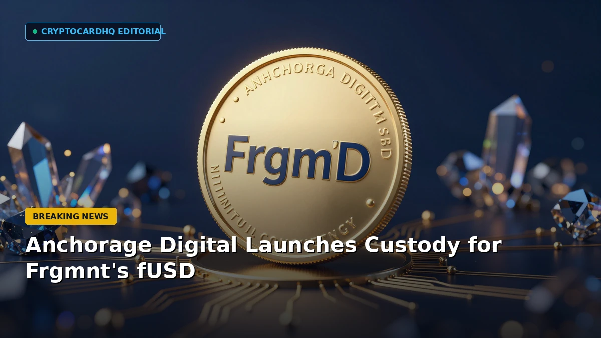 Anchorage Digital Launches Custody for Frgmnt's fUSD — CryptoCardHQ editorial cover