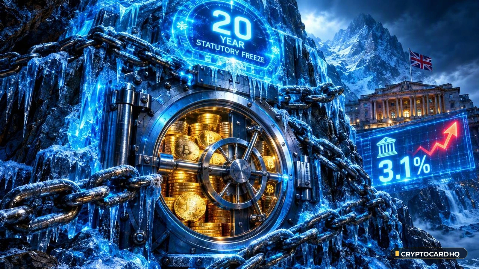 Fed Divergence Shock: Bank of England Freezes Rates at 3.1% Inflation Spike — CryptoCardHQ editorial cover