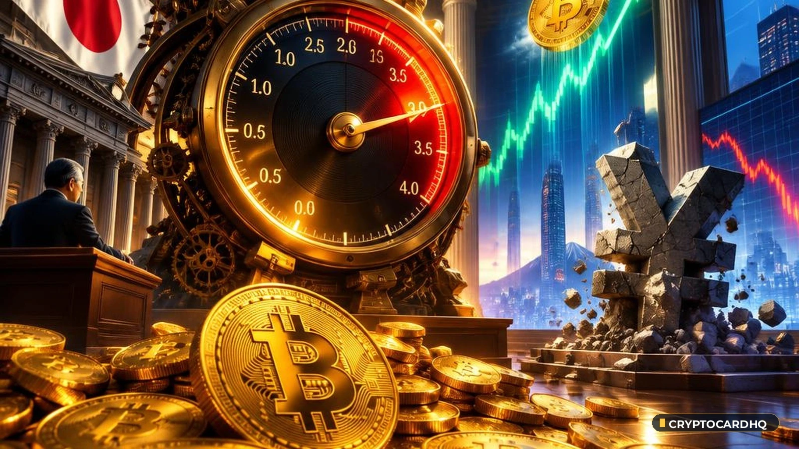 BOJ Hikes Rates to 31-Year High, Yet Yen Crashes as Bitcoin Surges