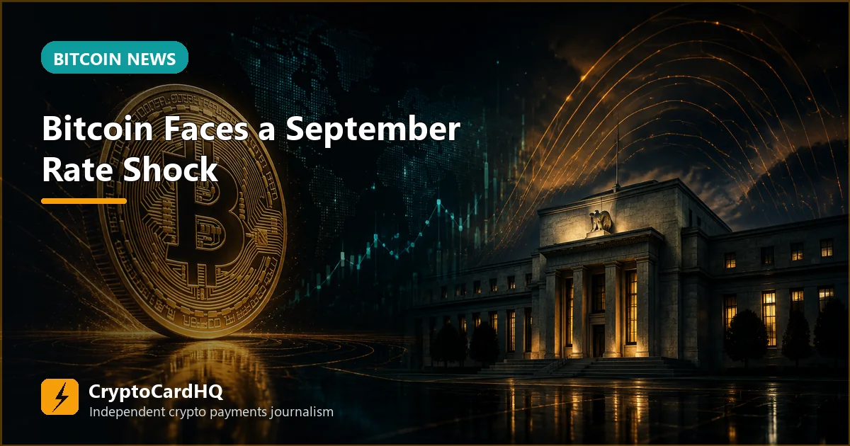 Bitcoin Faces a September Rate Shock: What the Fed's September 15-16 Meeting Could Mean for BTC