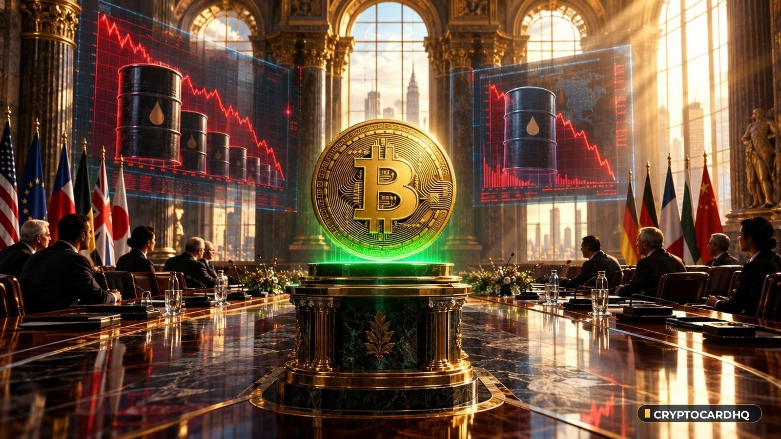 Bitcoin Steadies at $84K: Why U.S.-Iran Talks Sent Crude Oil Tumbling