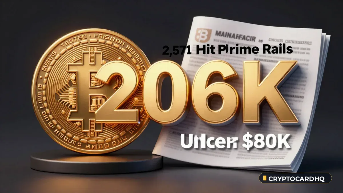 Bitcoin Whales Move $206M to Coinbase: Why 2,571 BTC Hit Prime Rails Under $80K
