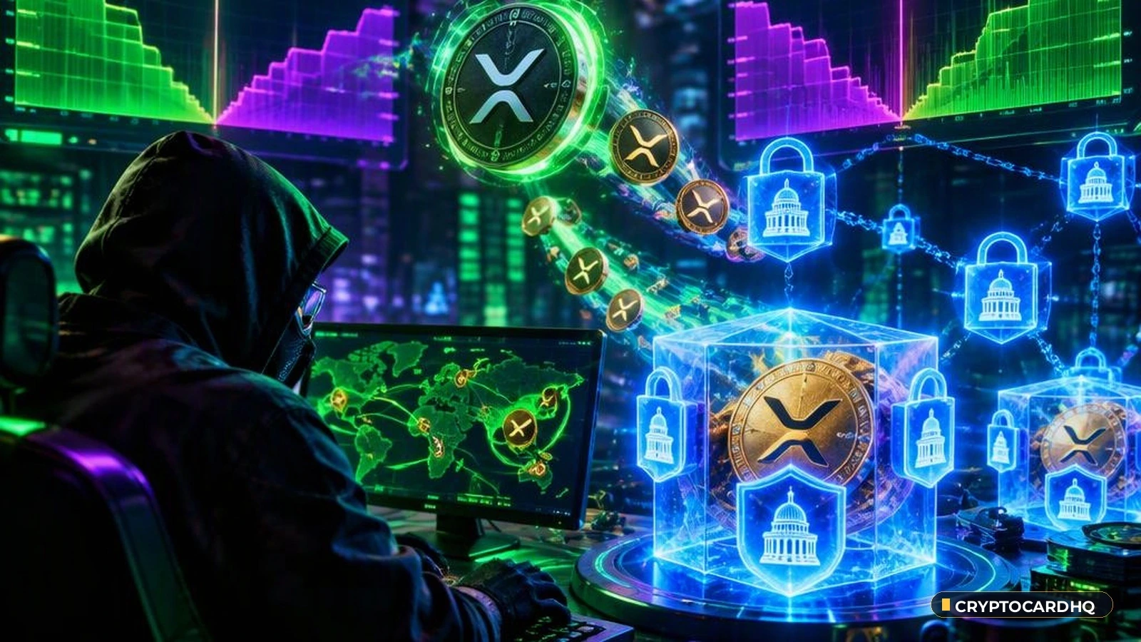 Bitget Hacker Drains $83M in Stolen XRP: Why Ripple Is Powerless to Freeze It — CryptoCardHQ editorial cover