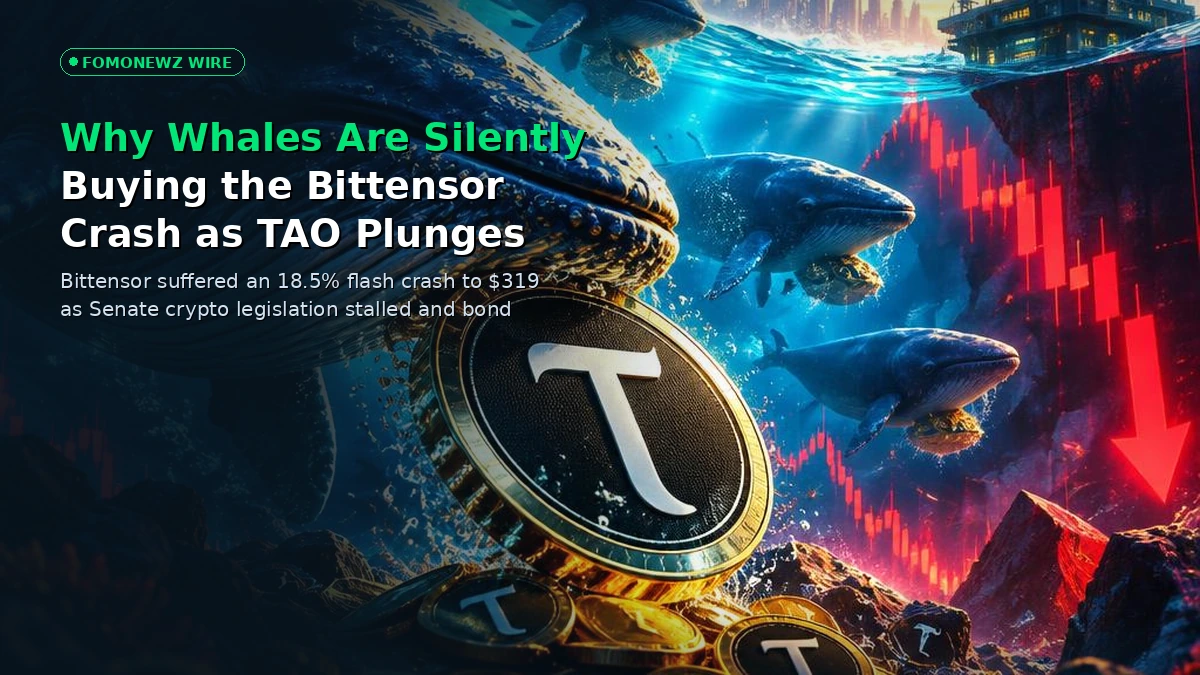 Why Whales Are Silently Buying the Bittensor Crash as TAO Plunges 18.5%
