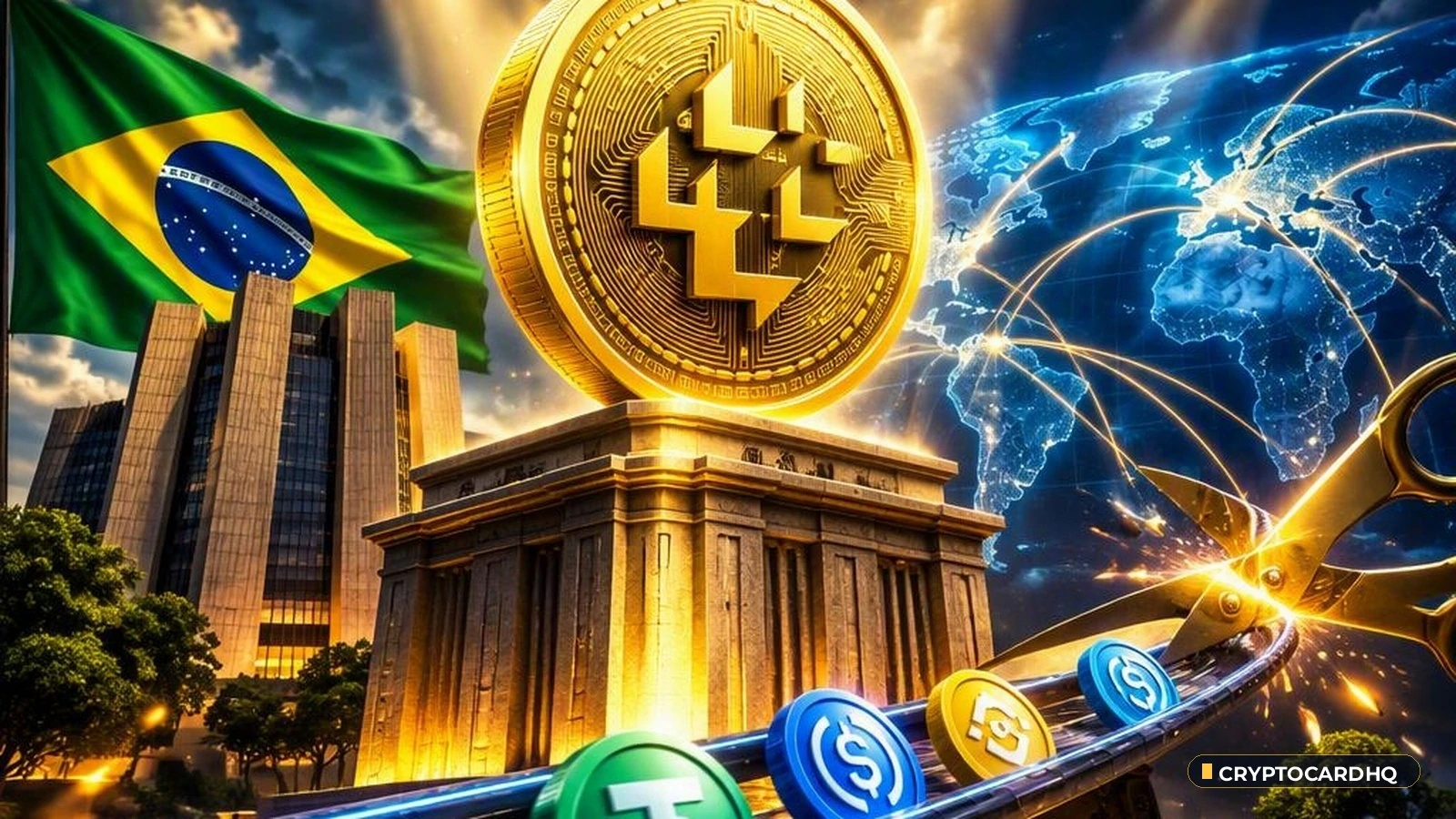 Brazil Central Bank Cuts Stablecoins From Cross-Border FX Settlement Rails — CryptoCardHQ editorial cover