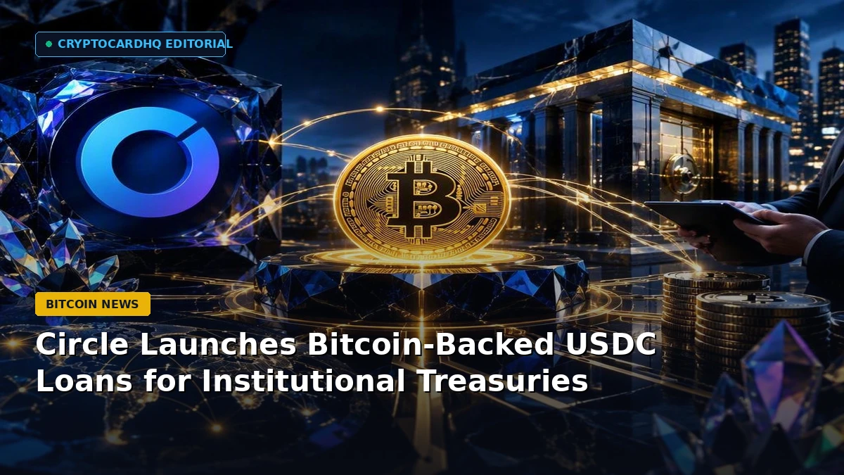 Circle Launches Bitcoin-Backed USDC Loans for Institutional Treasuries