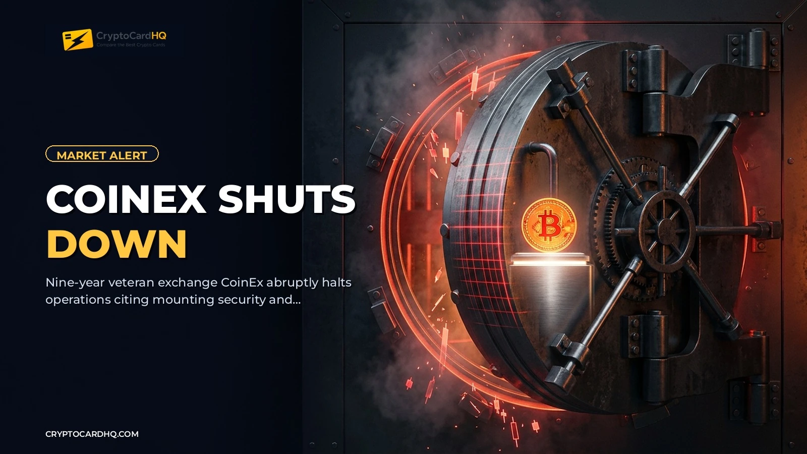 CoinEx Shuts Down After 9 Years, Rejecting Buyout Over Security Risks