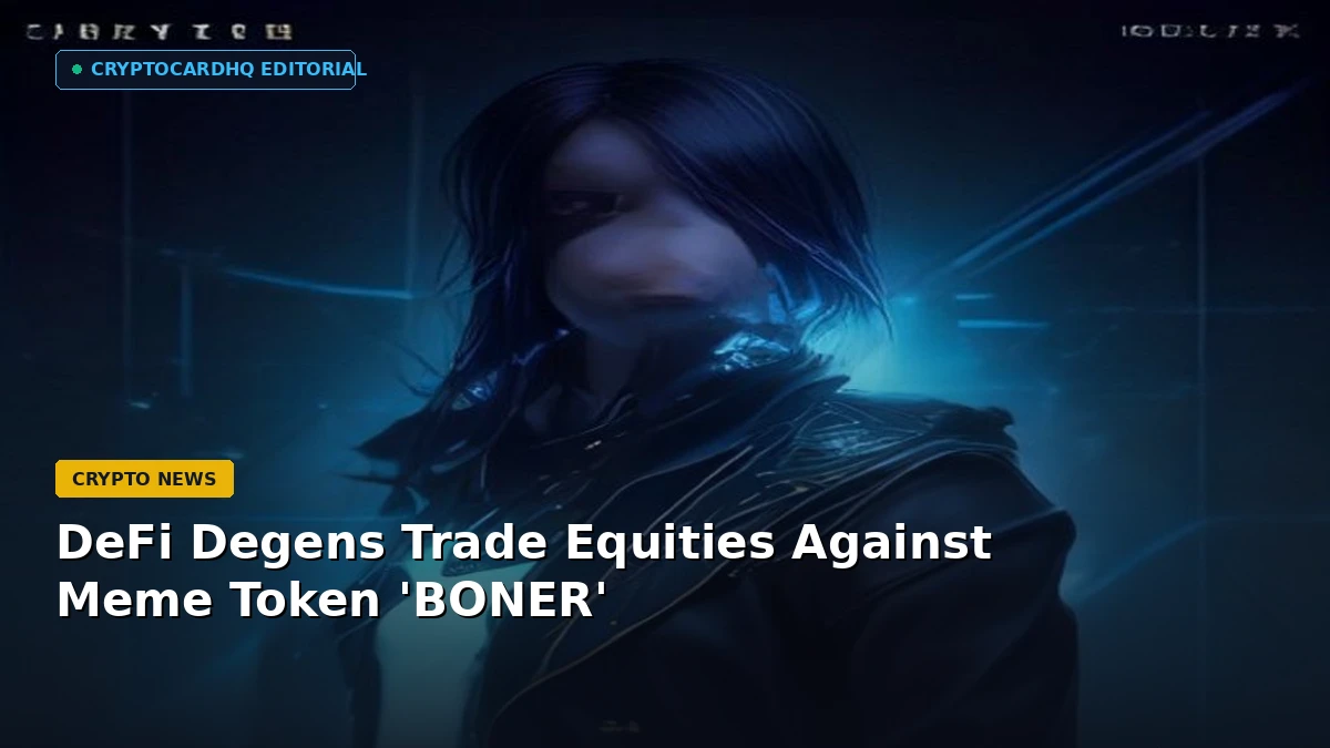 DeFi Degens Trade Equities Against Meme Token 'BONER'