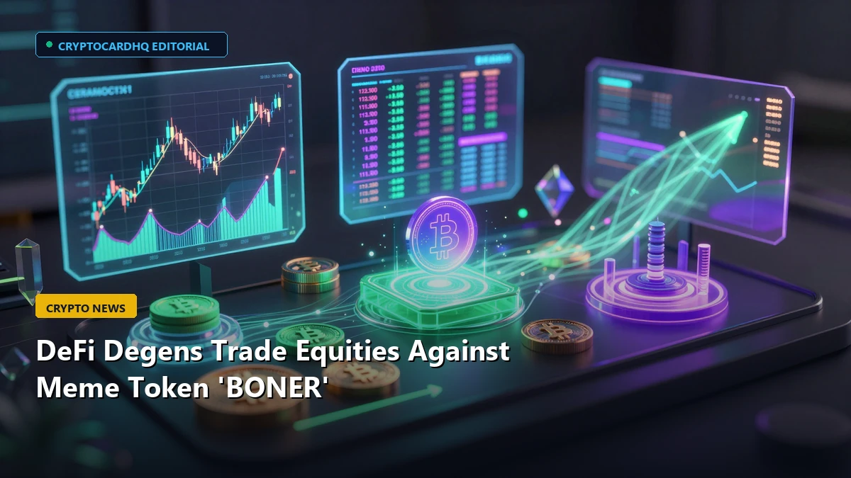 DeFi Degens Trade Equities Against Meme Token 'BONER' — CryptoCardHQ editorial cover