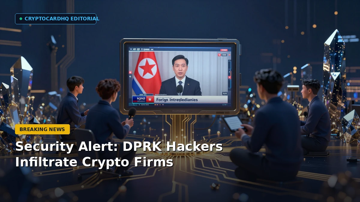 Security Alert: DPRK Hackers Infiltrate Crypto Firms — CryptoCardHQ editorial cover