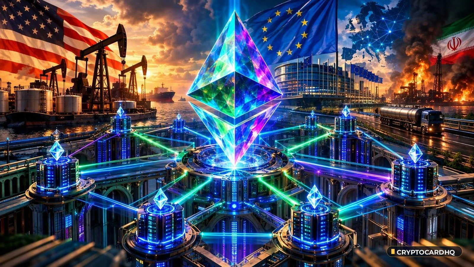 US Urges Europe to Tap Oil Reserves as Iran War Triggers Diesel Shock — CryptoCardHQ editorial cover
