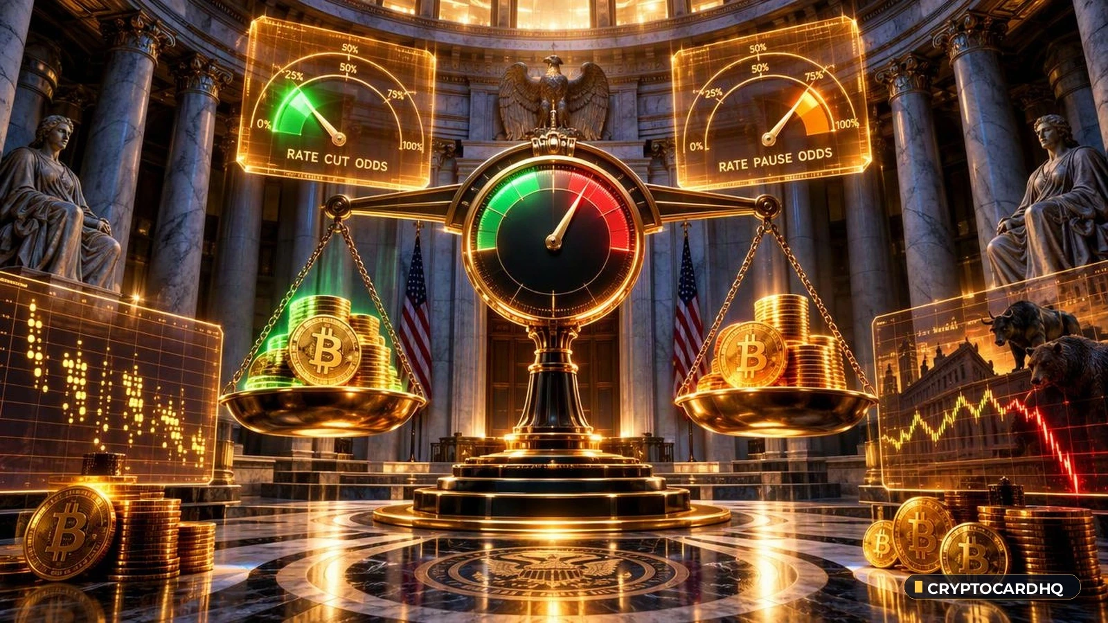Fed Dot Plot Shocks Wall Street: Why Hawkish Projections Liquidated Leveraged Bets — CryptoCardHQ editorial cover
