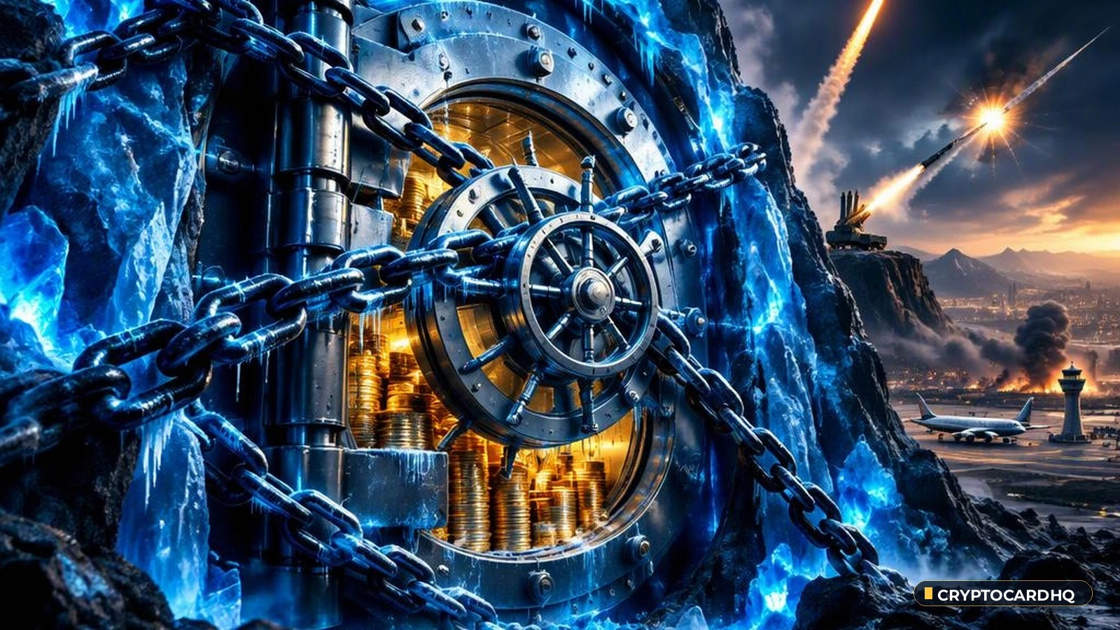 Houthi Missile Hits Aden Airport as Saudi Arabia Downs Rocket Near Riyadh — CryptoCardHQ editorial cover