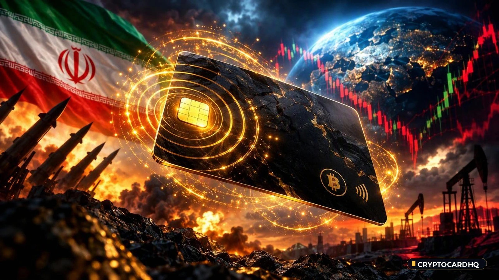 Iran Warns of 'Doomsday War' Readiness as Markets Face Geopolitical Shock — CryptoCardHQ editorial cover