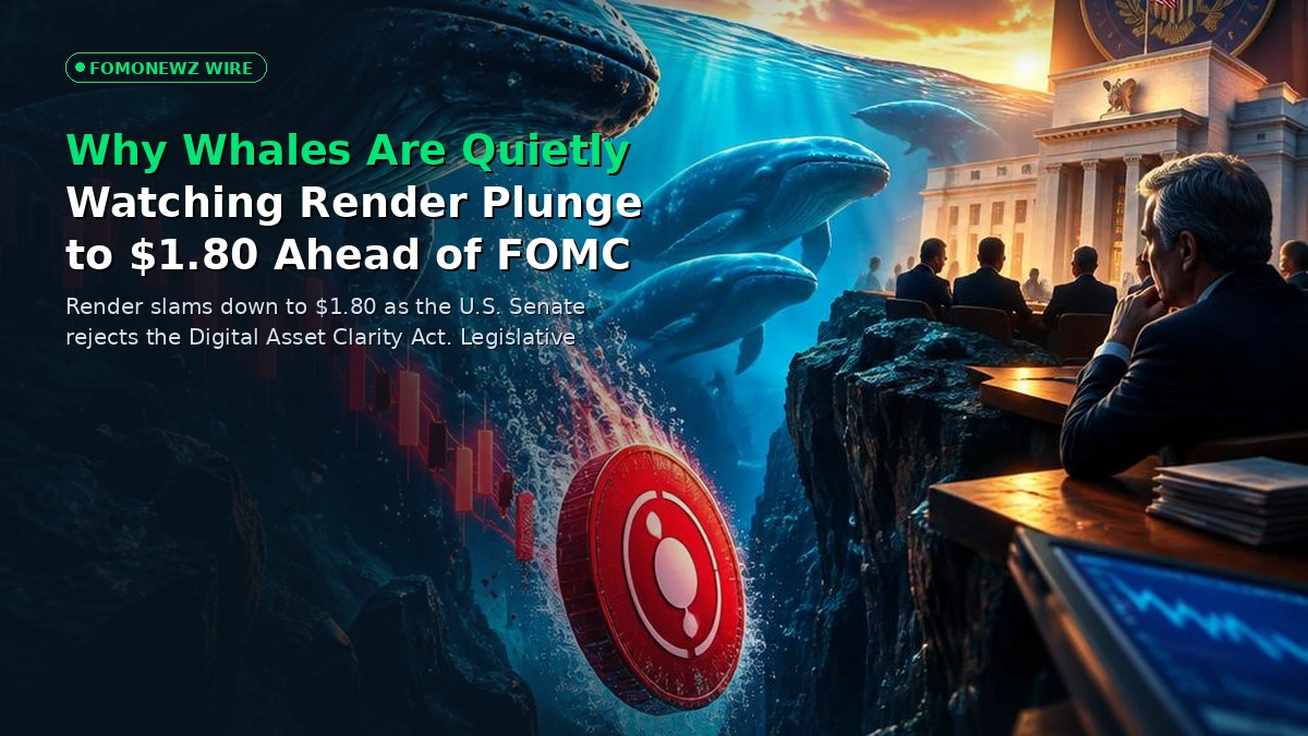 Why Whales Are Quietly Watching Render Plunge to $1.80 Ahead of FOMC Decision
