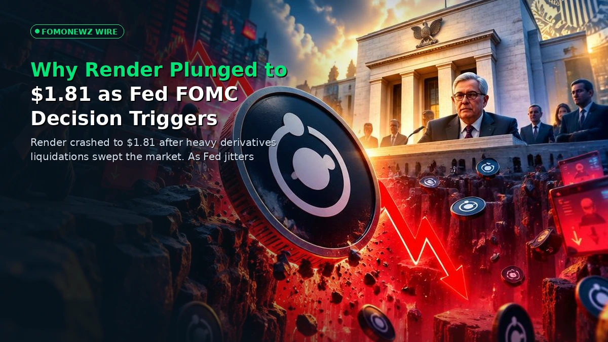 Why Render Plunged to $1.81 as Fed FOMC Decision Triggers Massive Liquidations