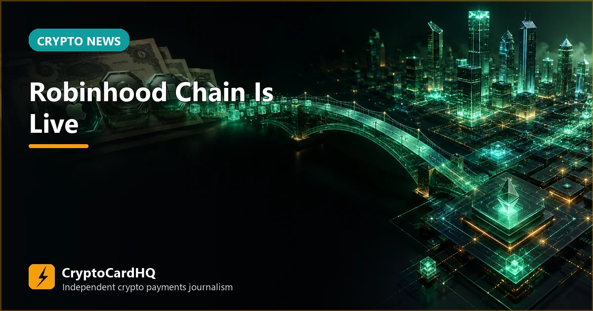 Robinhood Chain Is Live: The Stock-Token L2 Explained Without the Hype