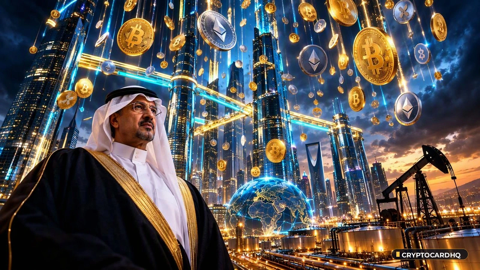 Saudi Aramco CEO Warns Global Oil Stockpile Deficit Will Take 2 Years to Fix — CryptoCardHQ editorial cover