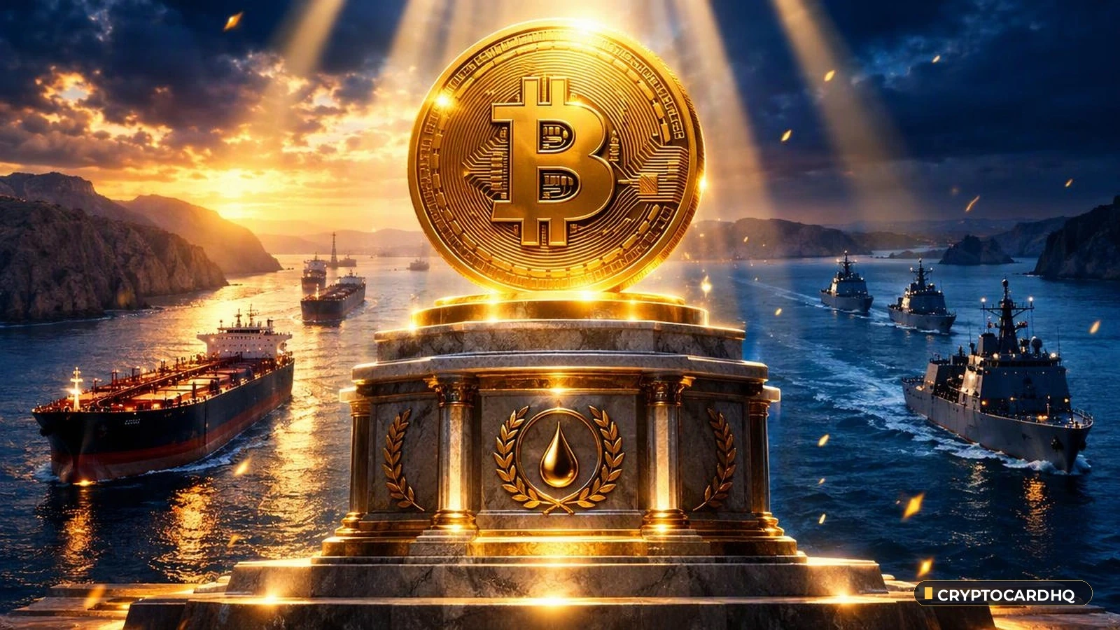 Hormuz Oil Flows Hit 13M Bpd Under US Escort as Fuel Shortage Deepens — CryptoCardHQ editorial cover