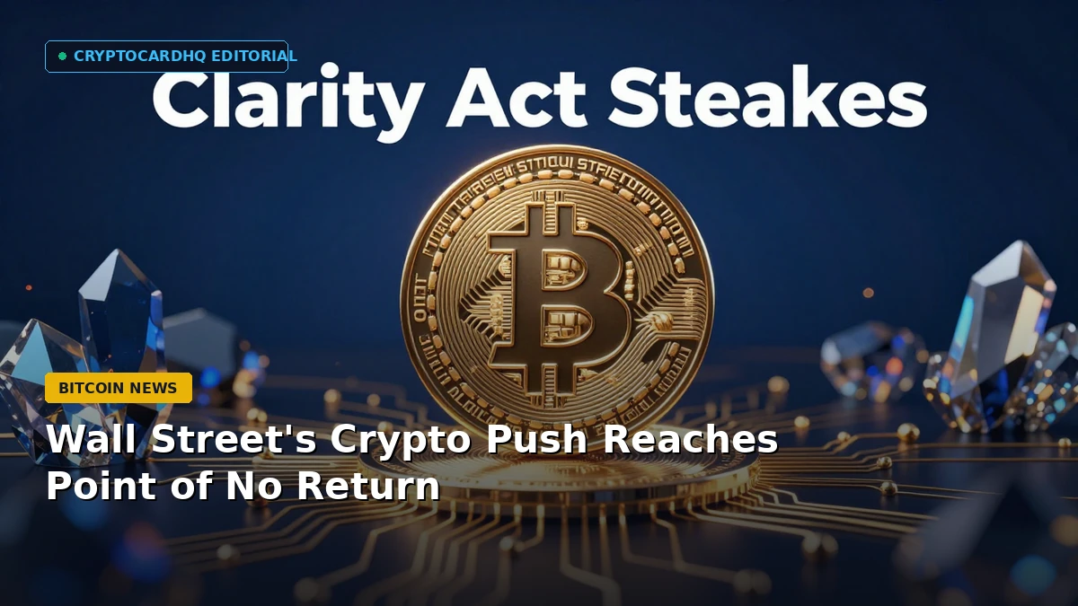 Wall Street's Crypto Push Reaches Point of No Return