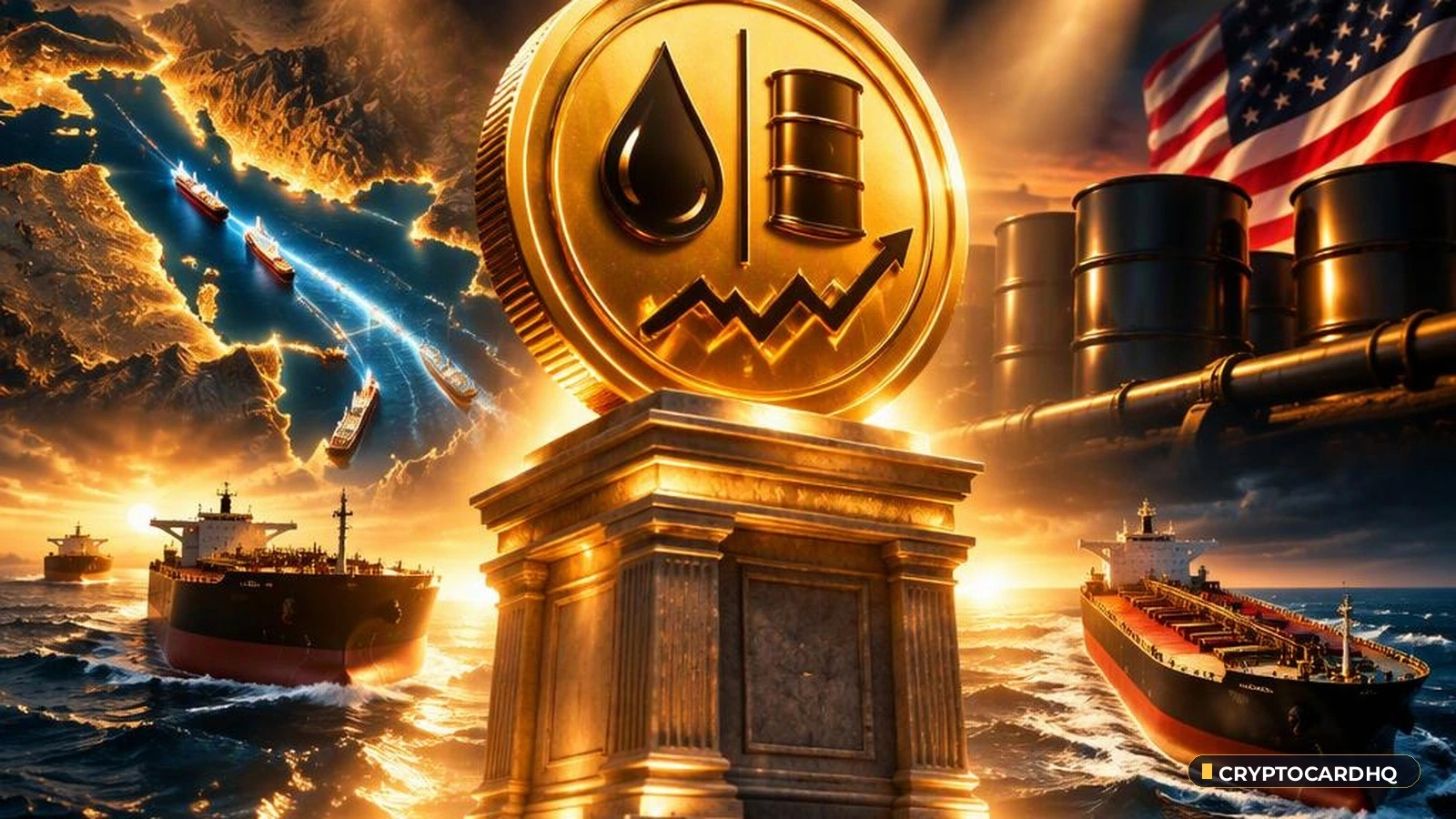 WTI-Brent Spread Blows Out to $12 as Hormuz Freight Shock Traps US Crude — CryptoCardHQ editorial cover