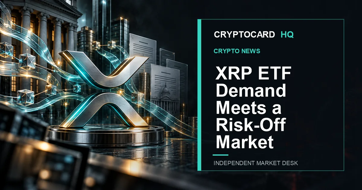 XRP ETF Holdings Grew 28.5% Since June—What That Institutional Demand Really Means — CryptoCardHQ editorial cover