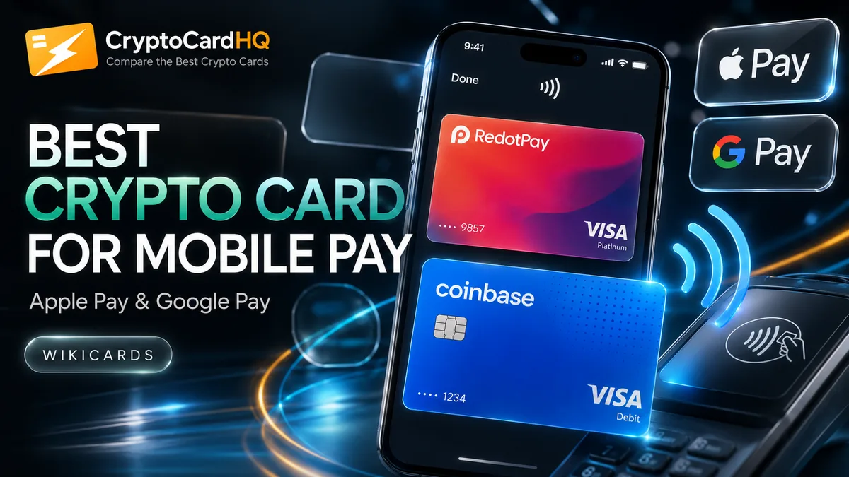 Best crypto card for Apple Pay and Google Pay